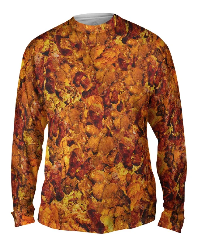 Trendy Graphic Long Sleeve-Fried Chicken Heaven