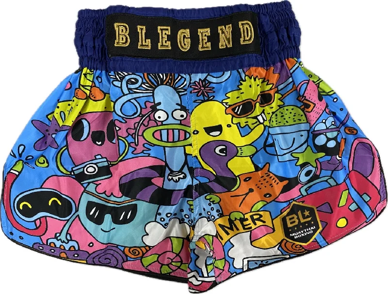 Casual Style Shorts-Blegend Kids Boxing Shorts HARA