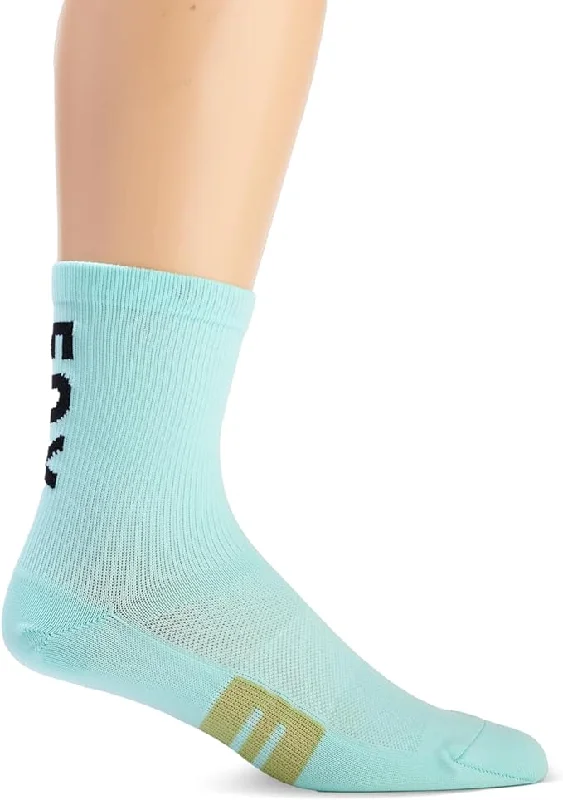 Sports Performance Socks-Fox Racing 6" Flexair Merino Sock - Ice Blue