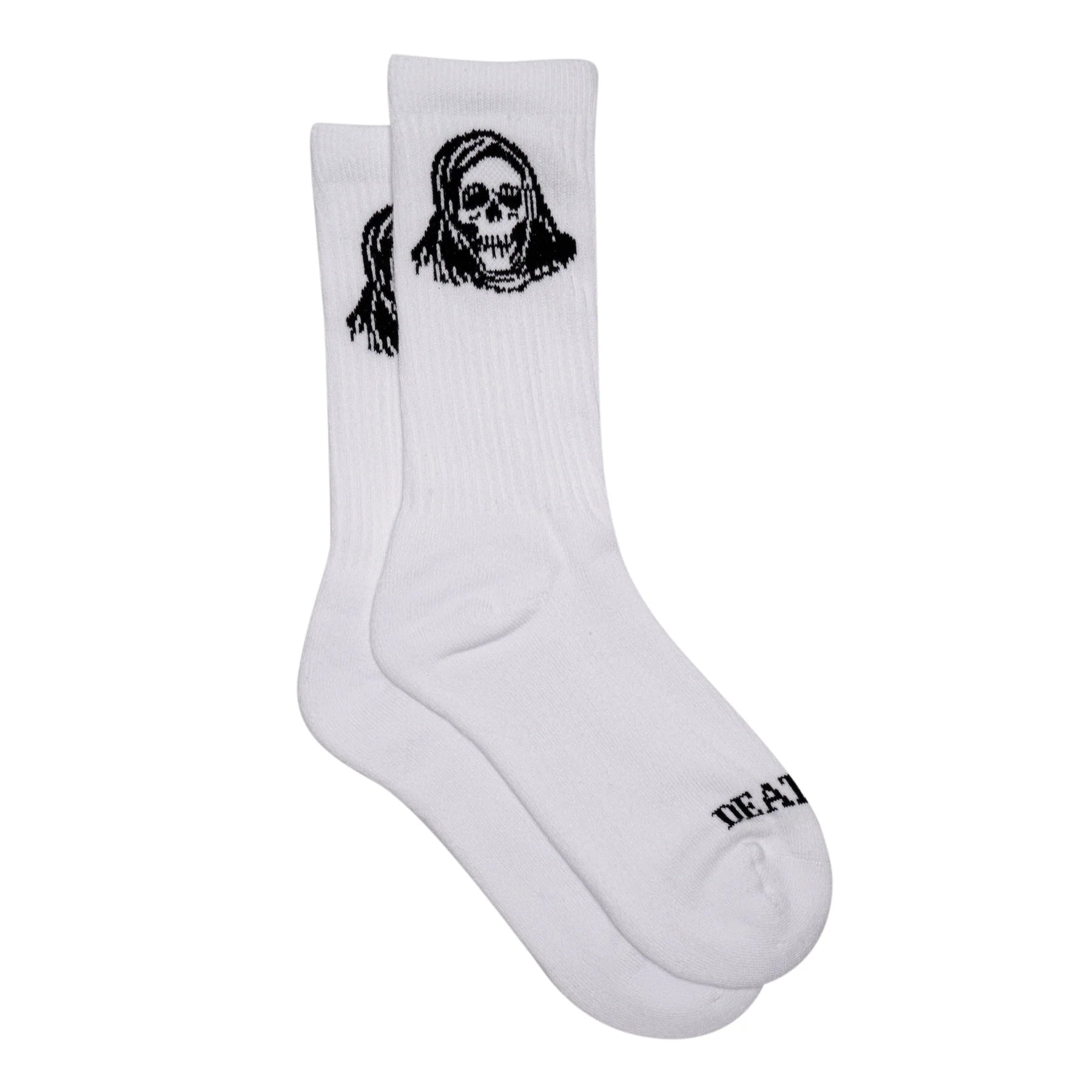 Premium Wool Socks-Deathwish Reap & Sew Socks - White