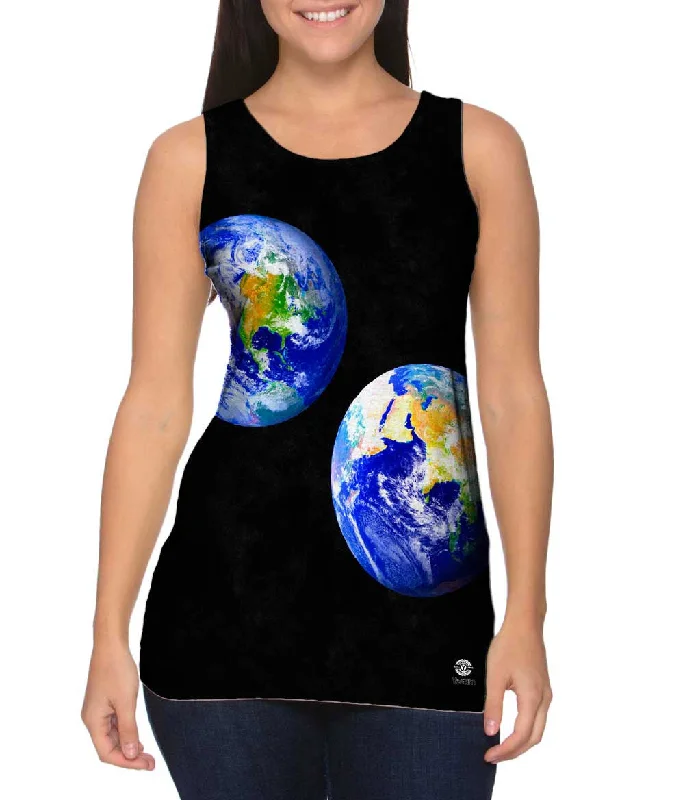 Bold Design Tank Top-Earth Blue Marble 2001