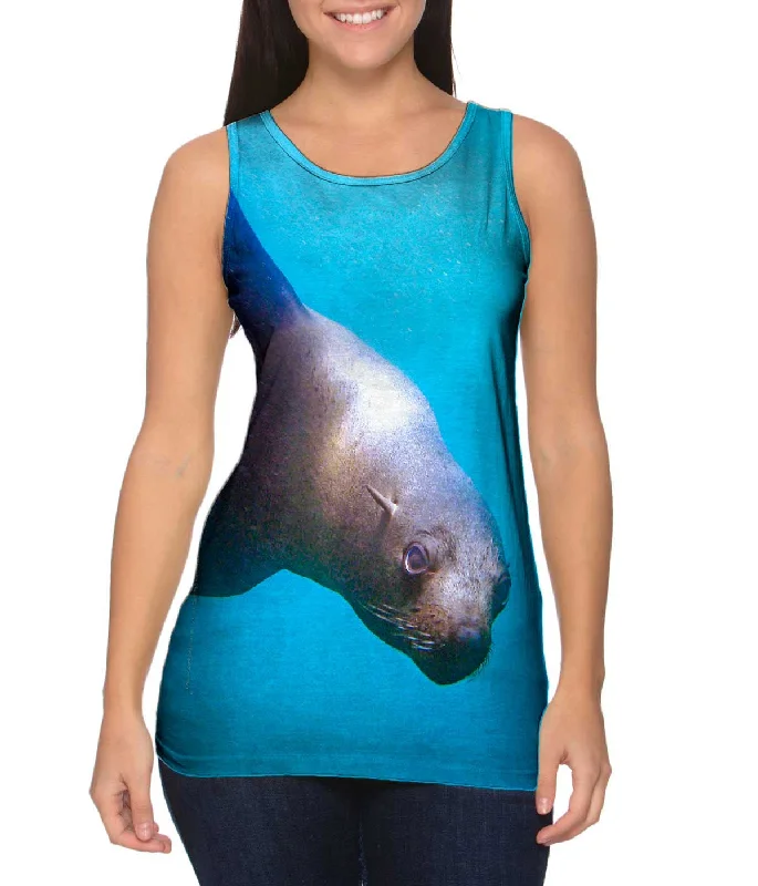 Soft Stretch Tank Top-Clown Fish Wonder Underwater