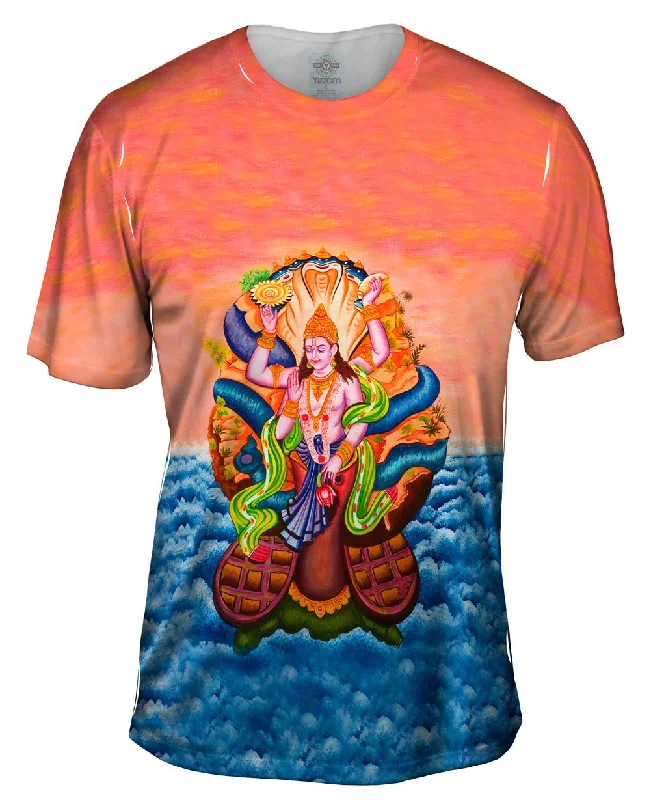 Pop Culture T-shirt-India - "Kurma Avatar Of Lord Vishnu"