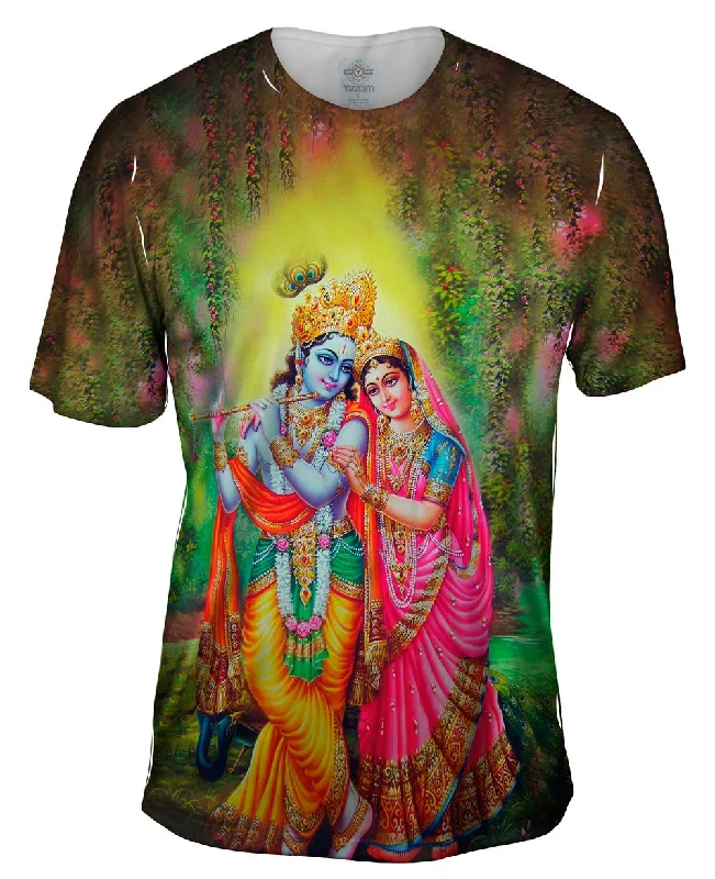 Custom Text Design T-shirt-India - "Lover of Krishna"