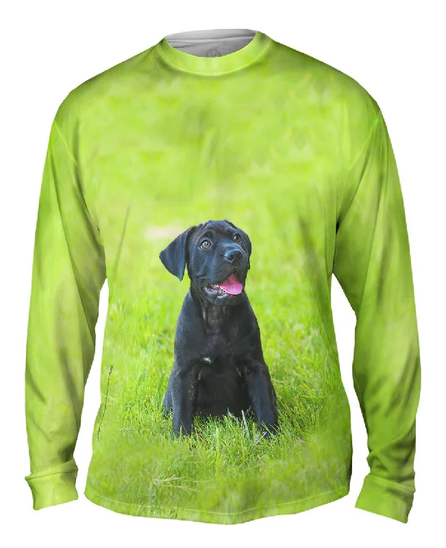 Vintage Logo Long Sleeve Shirt-Giddy Black Mastiff