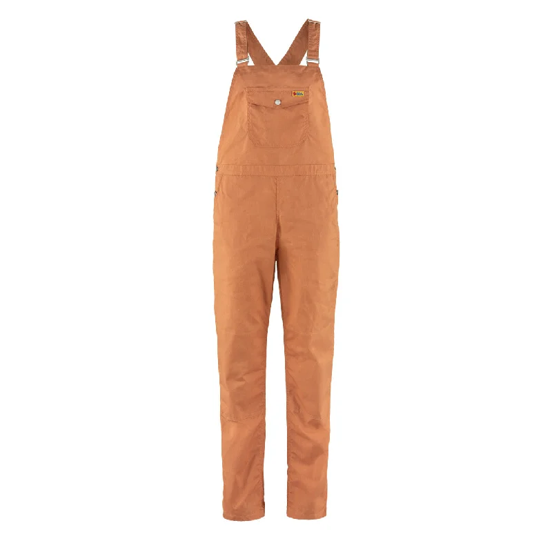 High-Quality Sweatpants-Fjallraven Womens Vardag Dungaree Trousers Desert Brown