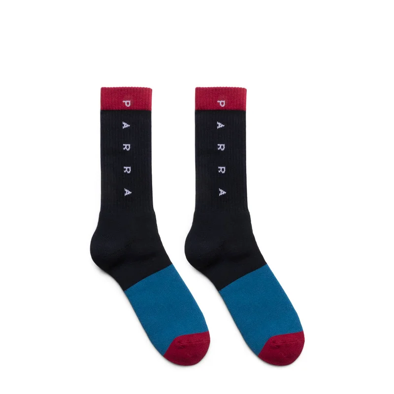 Fashionable Knee-High Socks-HORIZONTAL CLEAN LOGO CREW SOCKS