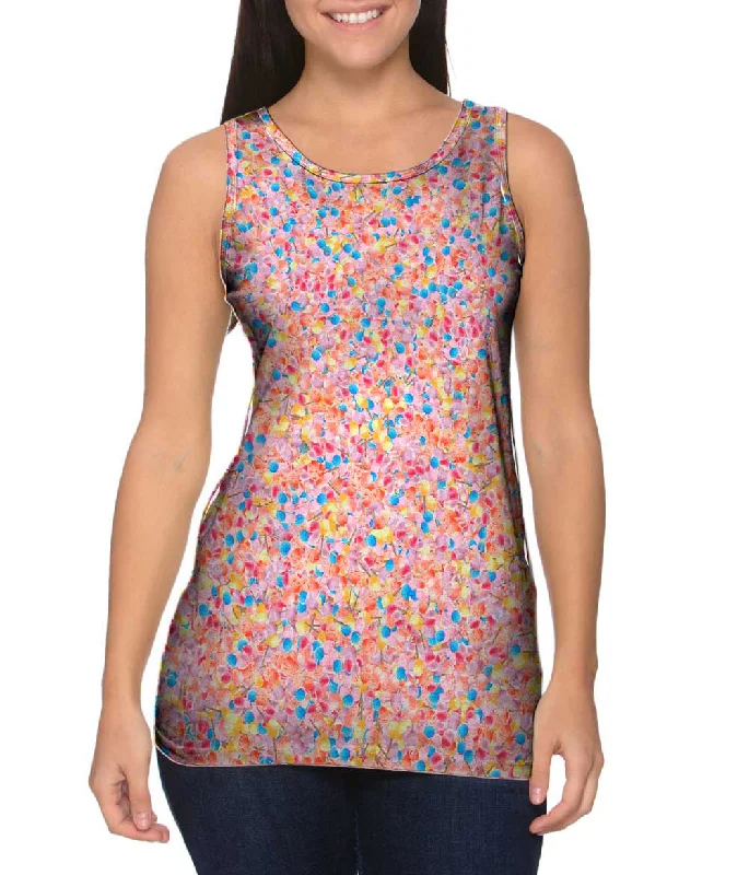 Cool Printed Tank-Cotton Candy