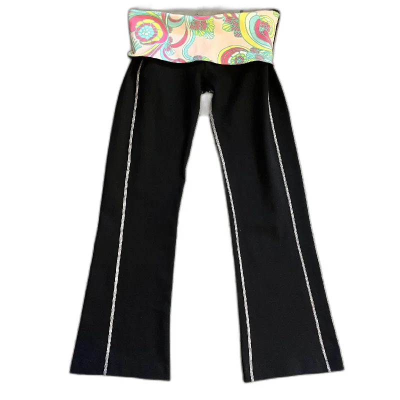 Casual Beach Pants-Pants Designer By Lilly Pulitzer In Black & Pink, Size: S