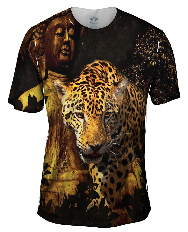 Customizable T-shirt-Leopard 001