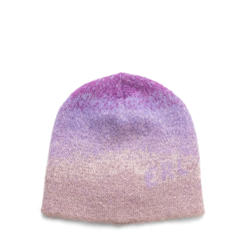 Custom Printed Logo Hat-GRADIENT BEANIE KNIT