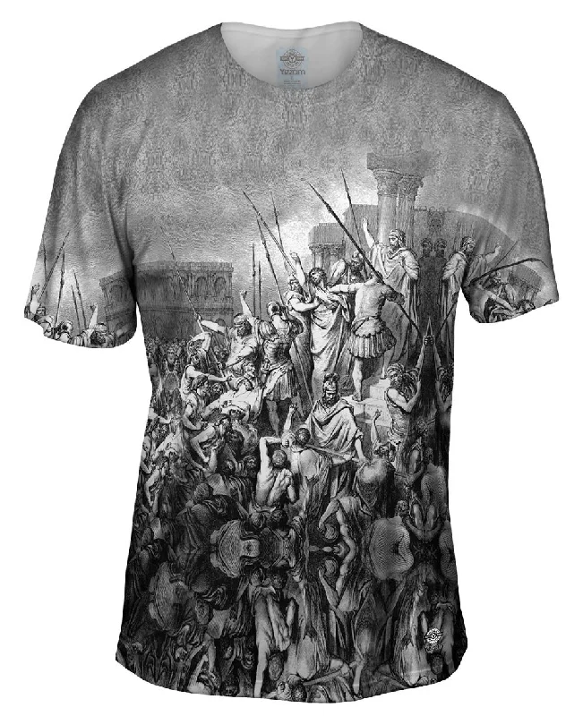 Motivational T-shirt-Gustave Dore - "St Paul Rescued From The Multitude" (1891)