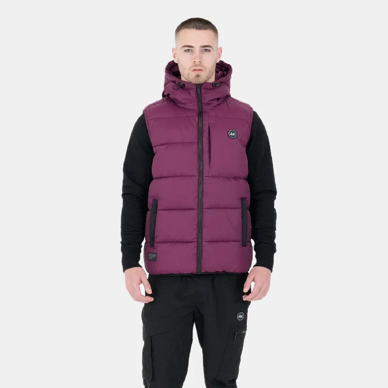 Casual Outdoor Jacket-Pike Gilet Purple