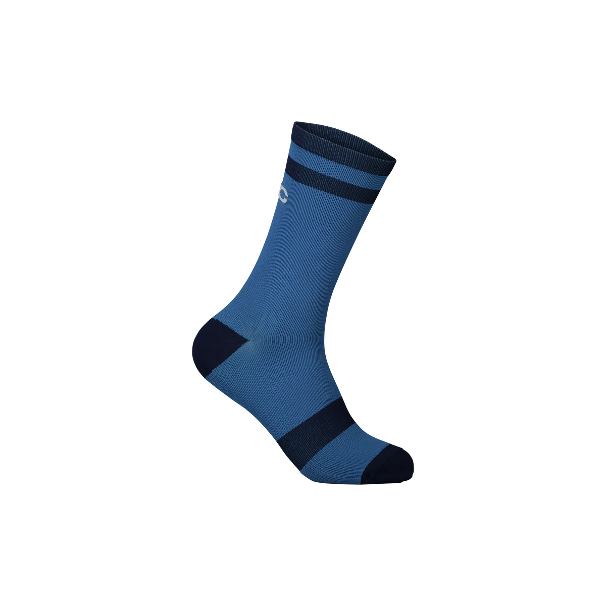 Soft Warm Wool Socks-POC Lure Long MTB Sock - Opal Blue-Turmaline Navy