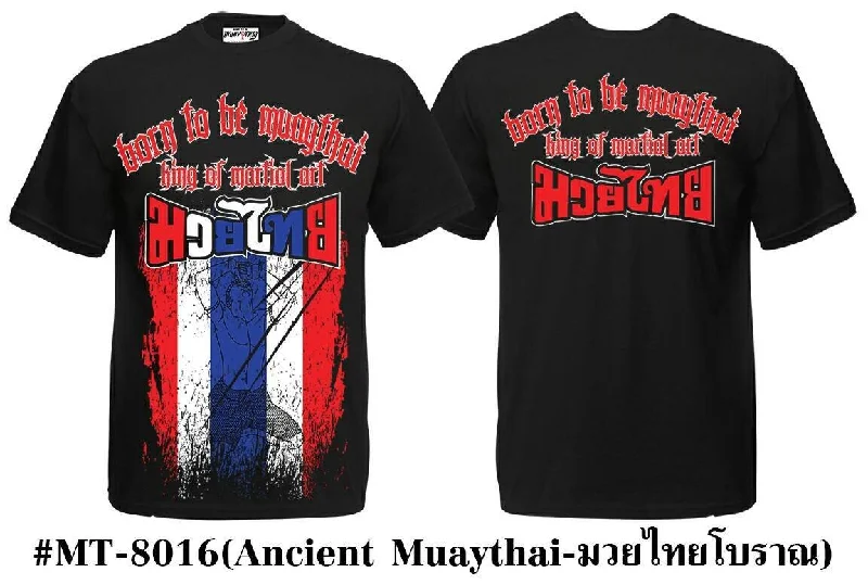 Retro Vintage T-shirt-Muay Thai T-Shirt MT-8016