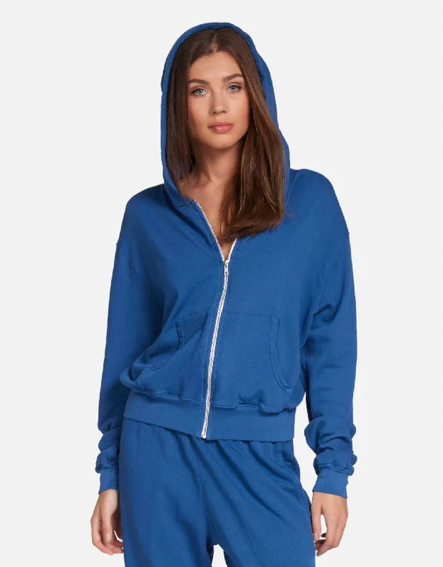 High-Quality Hoodie-Bowman Mykonos Blue