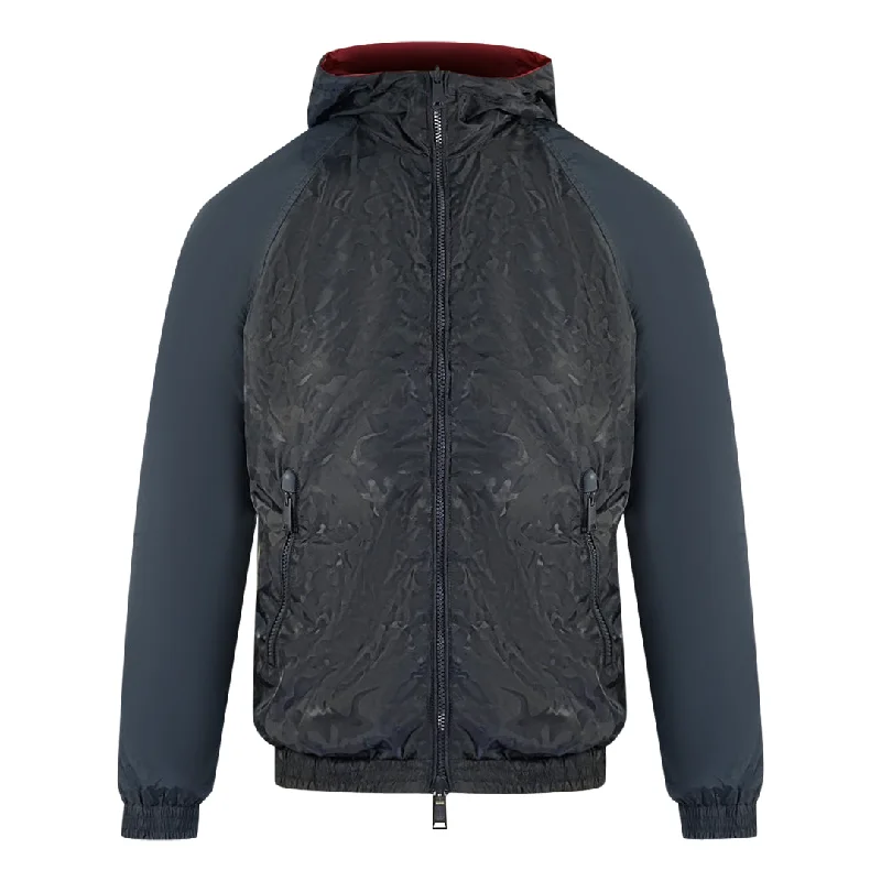 Breathable Running Jacket-Emporio Armani Reversible Navy Jacket