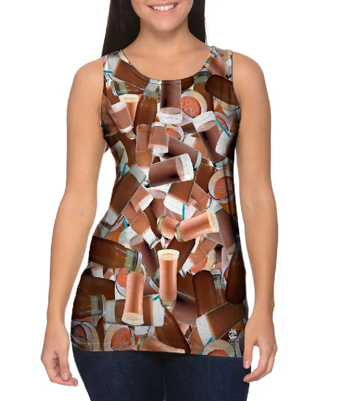 Stylish Sports Tank Top-Chocolate Milk Jumbo