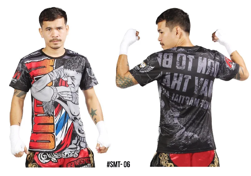 Inspirational Graphic T-shirt-Muay Thai T-Shirt SMT-06