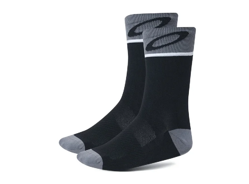 Soft Warm Wool Socks-Oakley Cycling Sock - Blackout