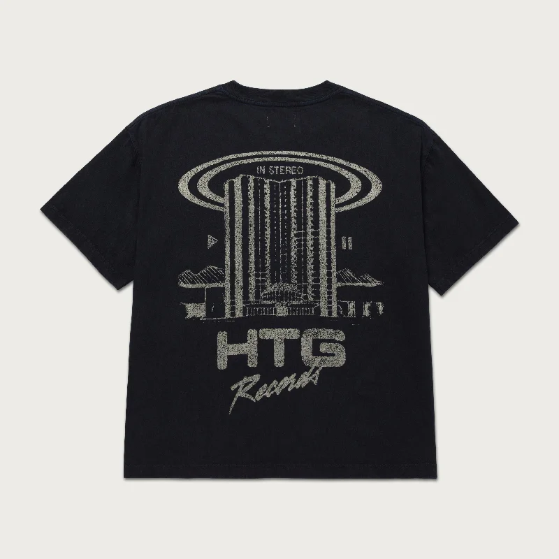 Outdoor Adventure T-shirt-Htg Records Tee - Black