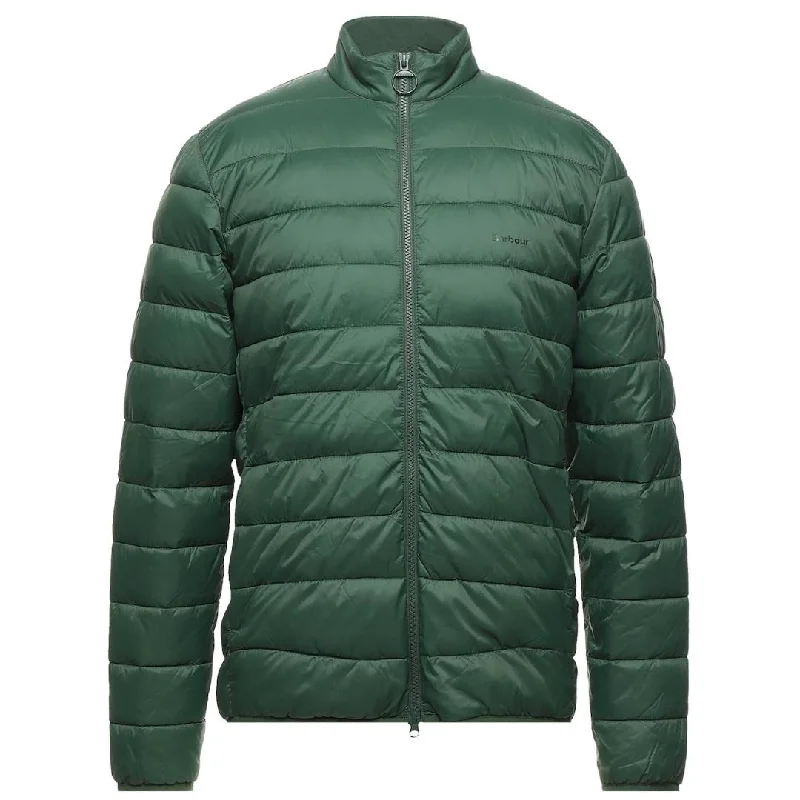 Warm Puffer Jacket-Barbour Penton Quilt Fibre Down Green Jacket