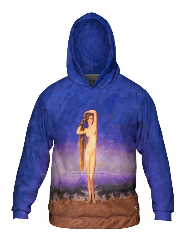 Graphic Print Hoodie-Amaury Duval - "Duval la Naissance de Venus" (1862)