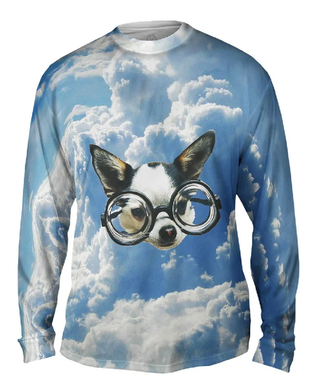 Adventure Ready Long Sleeve-Flying Chihuahua