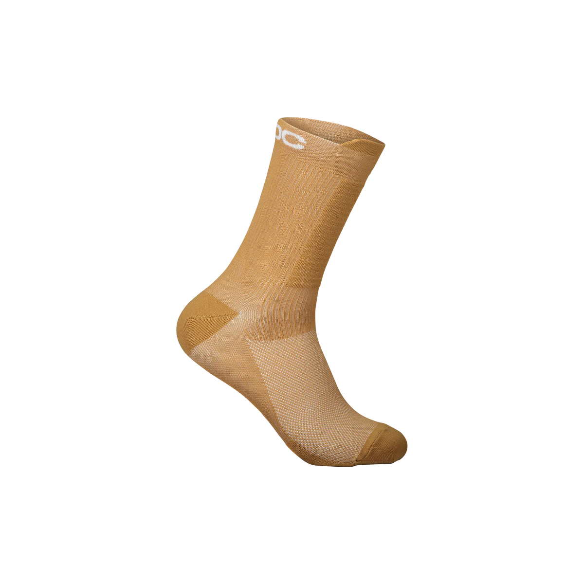 Comfortable Trainer Socks-POC Lithe Mid MTB Sock - Aragonite Brown