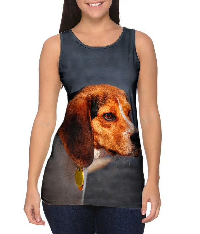 Lightweight Outdoor Tank-Dumbo Eares Beagle