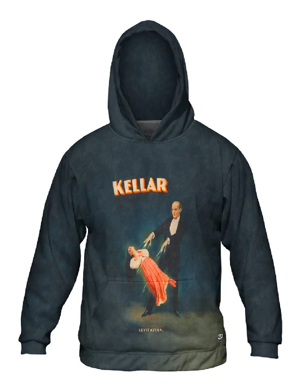 Funny Graphic Hoodie-"Kellar, Levitation, Magician Poster"