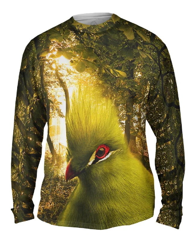 Custom Team Long Sleeve Shirt-Green Taraco Parrot