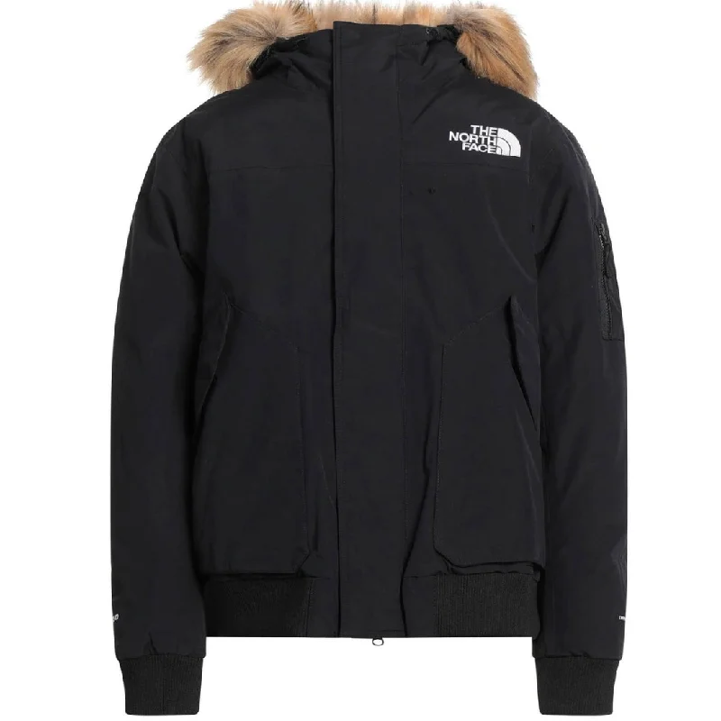 Thermal Lined Jacket-The North Face M Stover Tnf Black Down Jacket