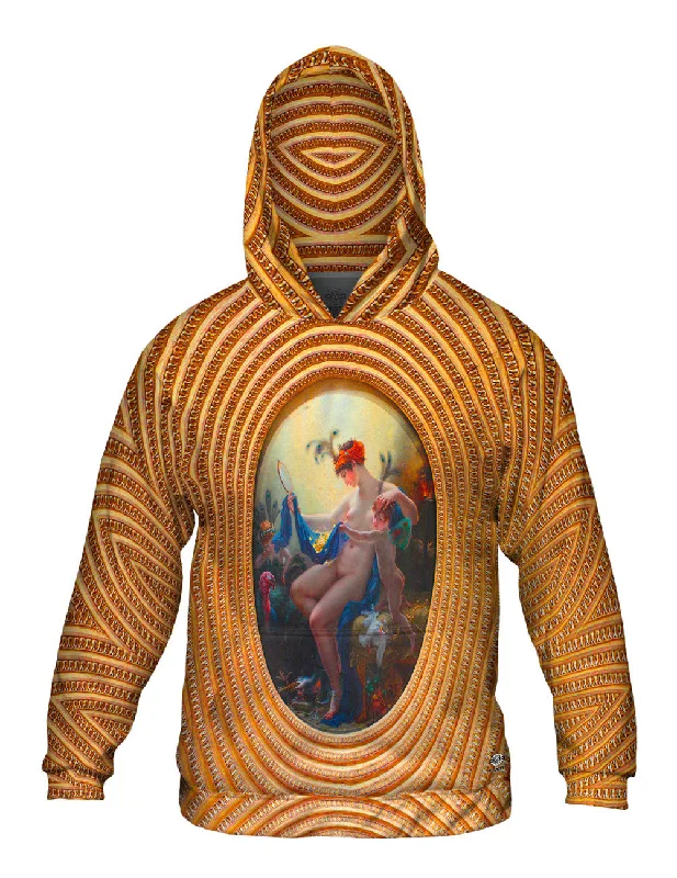 Personalized Name Hoodie-Anne Louis Girodet Trioson - "Mademoiselle Lange as Danae" (1799)