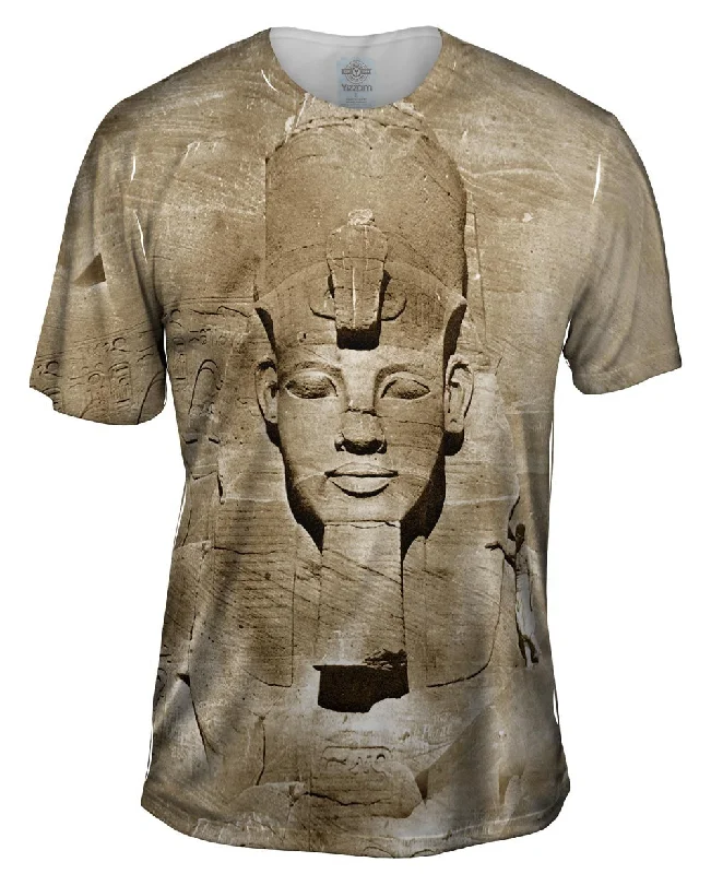 Abstract Graphic T-shirt-The Colossus Of Abu Simel Nubia