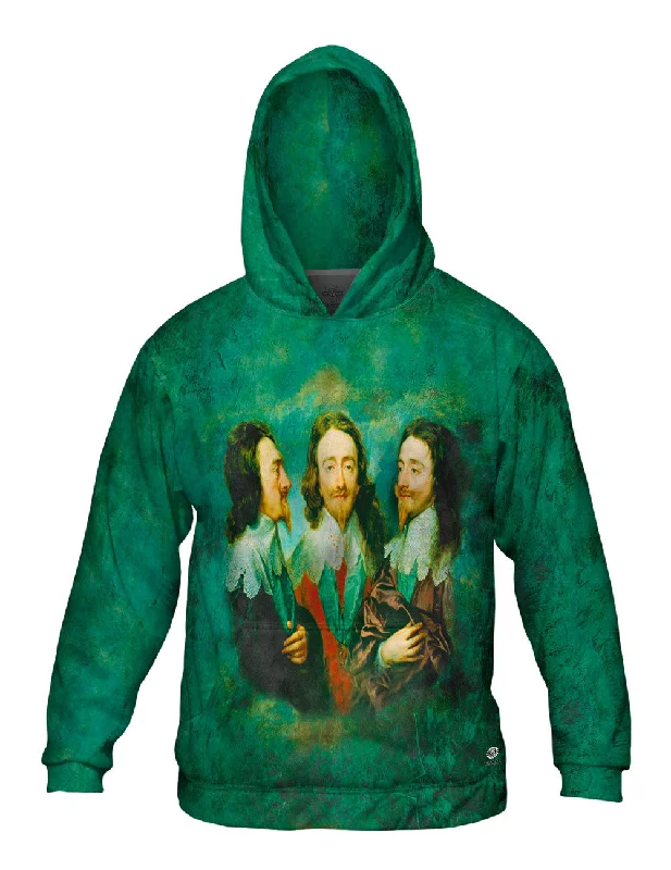 Sporty Gym Hoodie-Anthony Van Dyck - "Charles I"