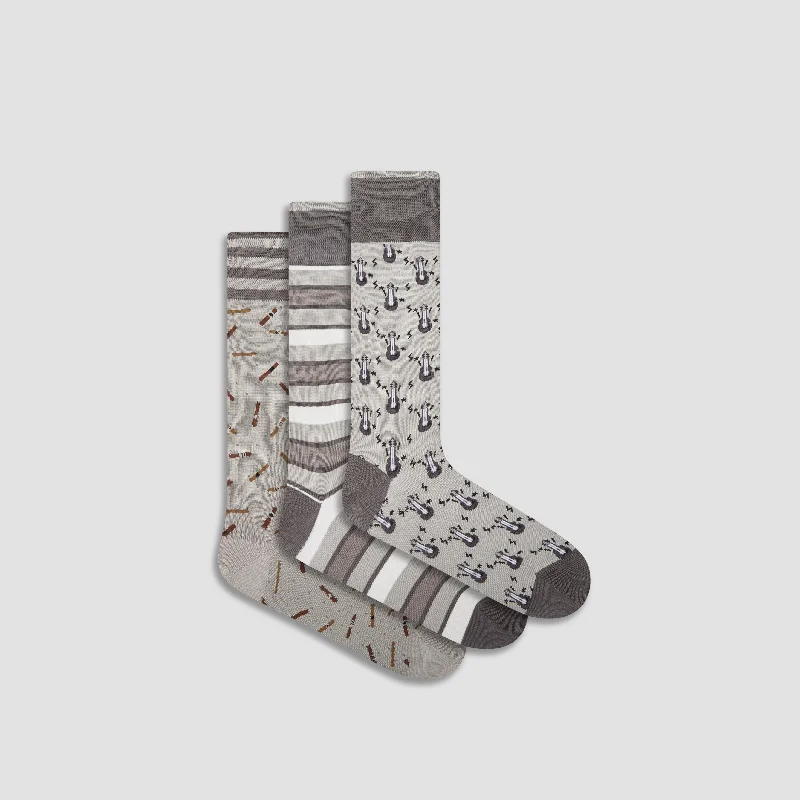 Performance Hiking Socks-Three-Pair Assorted Sock Box