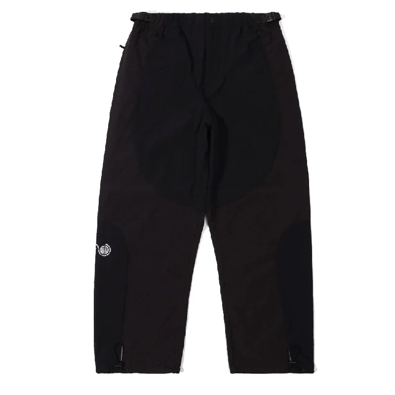 Graphic Print Pants-Purple Mountain Observatory Blocked Hiking Pant Black