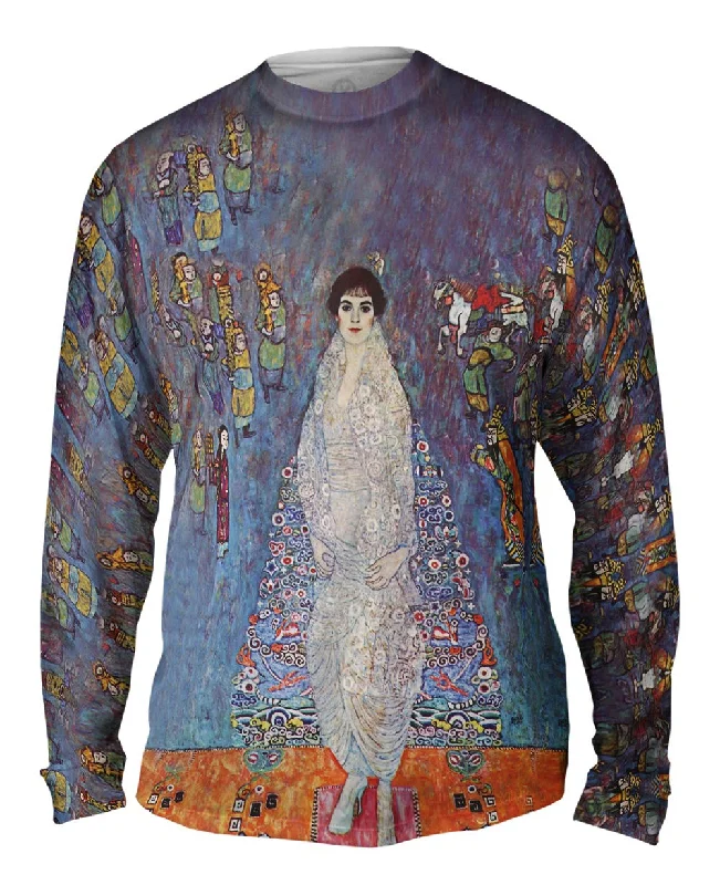 Sports Fan Long Sleeve Shirt-Gustav Klimt -"Baroness Elisabeth Bachofen" (1916)