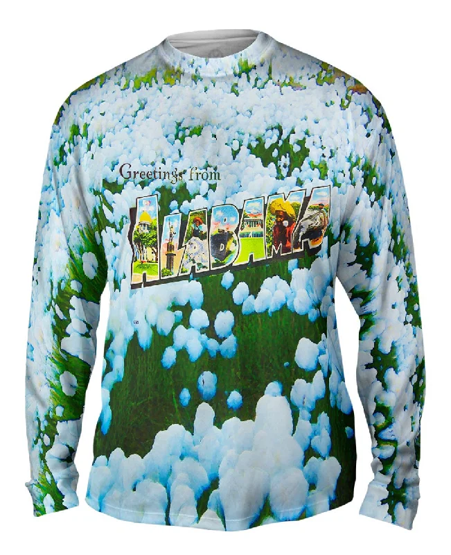 Fashionable Slim Fit Long Sleeve-Greetings From Alabama 053