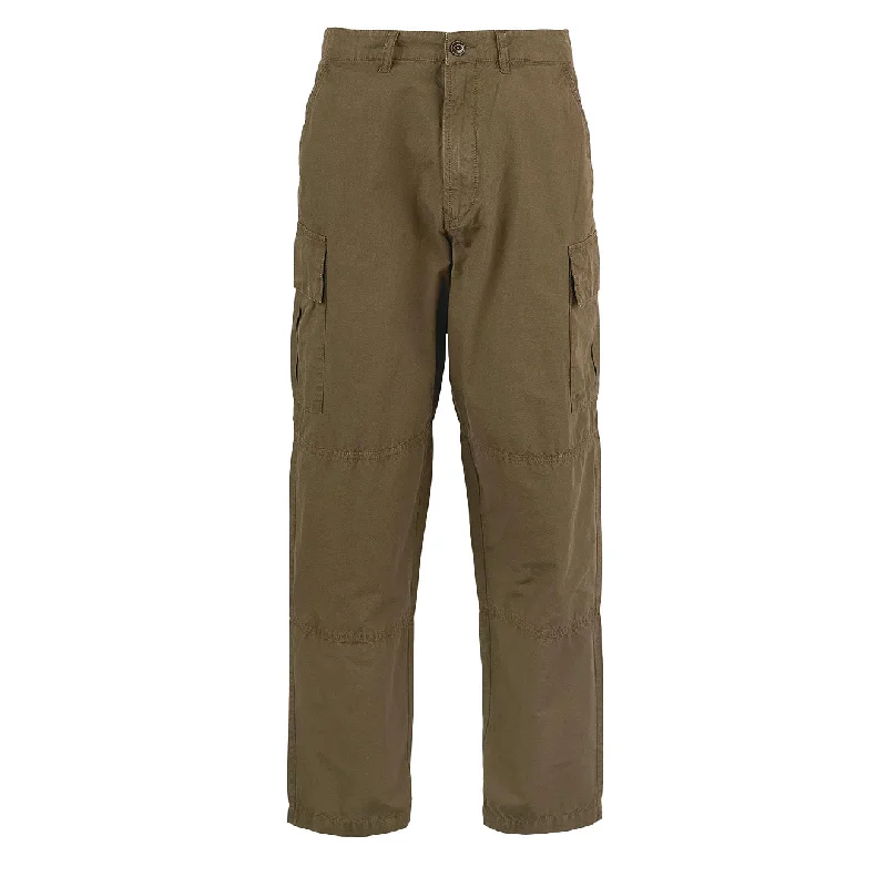 Soft Stretch Denim Pants-Barbour Essential Ripstop Cargo Trousers Beech