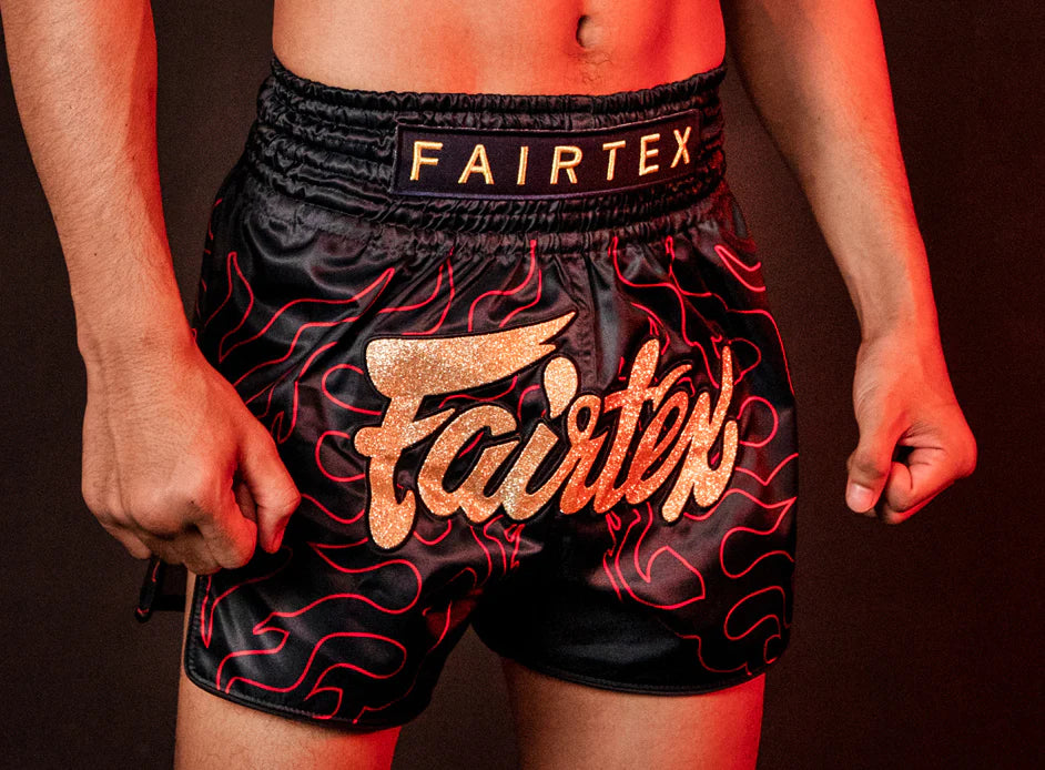 Casual Outdoor Shorts-Fairtex Muay Thai Shorts BS1920 "Lava"