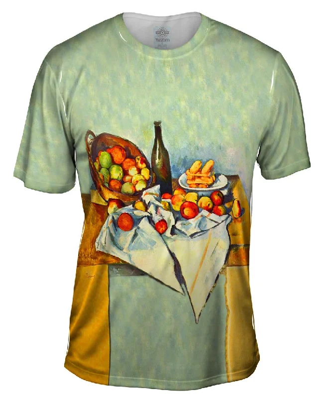 Hip Hop T-shirt-Paul Cezanne - "Basket of Apples" (1893)