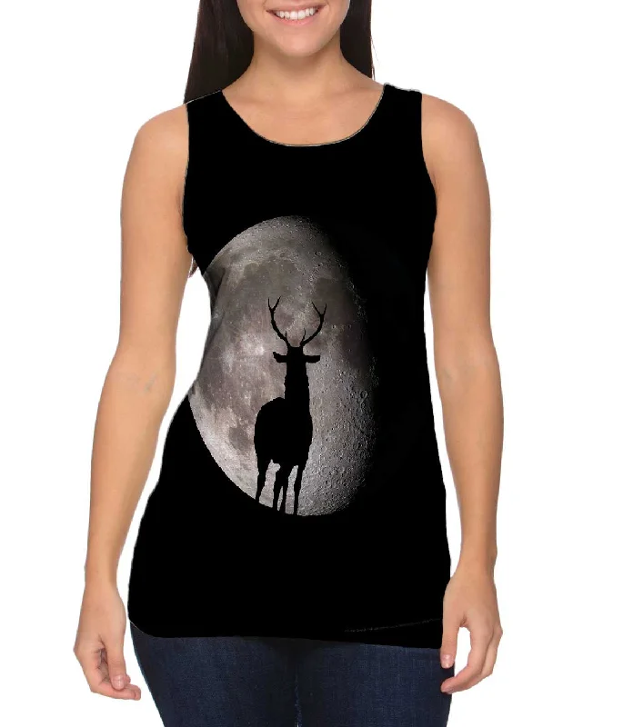 High-Quality Athletic Tank-Deer Moon