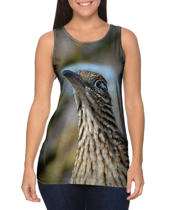 Graphic Print Tank-Couragous Roadrunner