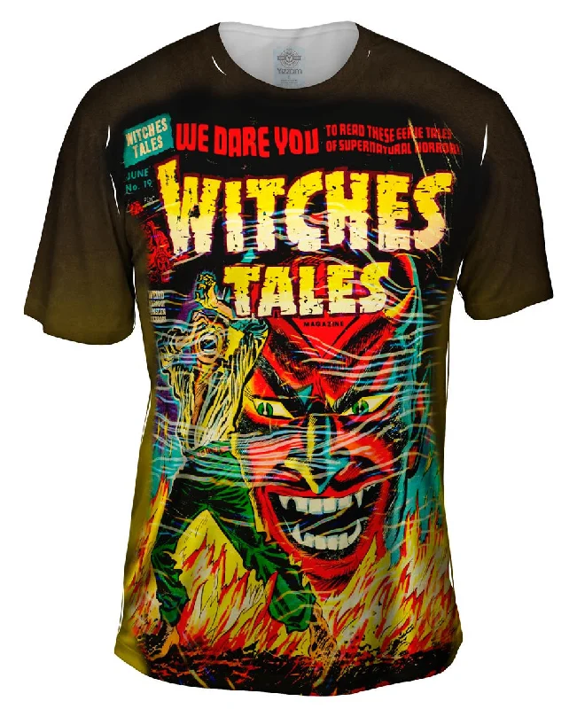 Funny Cartoon T-shirt-Witch Tales Comic Retro