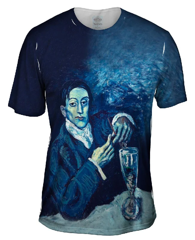 Soft Cotton T-shirt-Pable Picasso - "Portrait Of Angel Fernández De Soto" (1903)