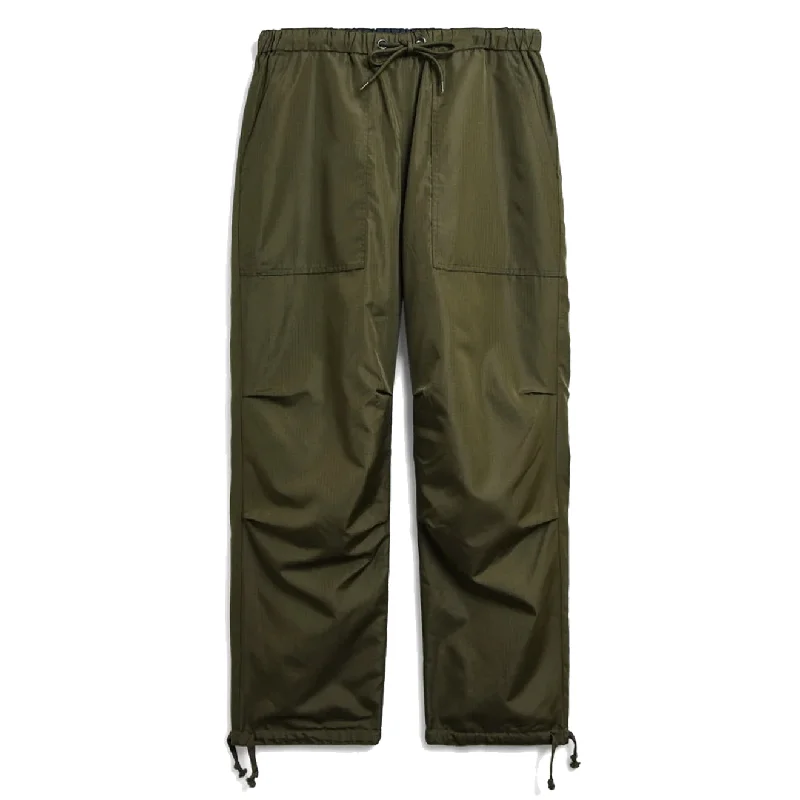 Cool Street Style Pants-Taion Military Reversible Pants Dark Olive