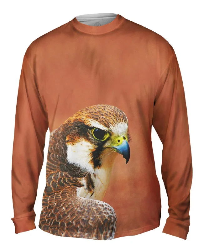 Cool Slogan Long Sleeve Shirt-Fearless Baby Falcon