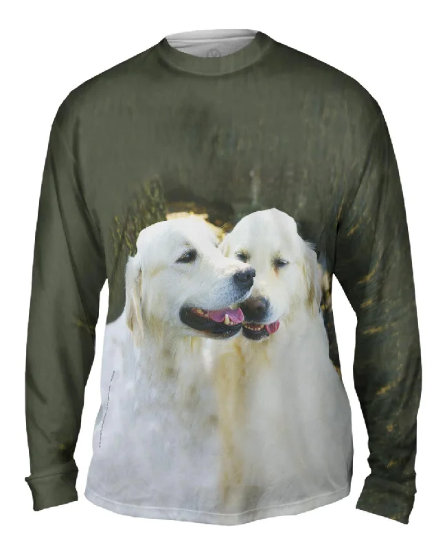 Vintage Style Long Sleeve-Golden Lab Twins